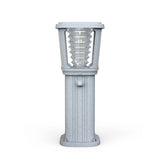 Strong and elegant solar light pole bollard main view