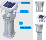 Description of strong and elegant solar light pole bollard for landscape