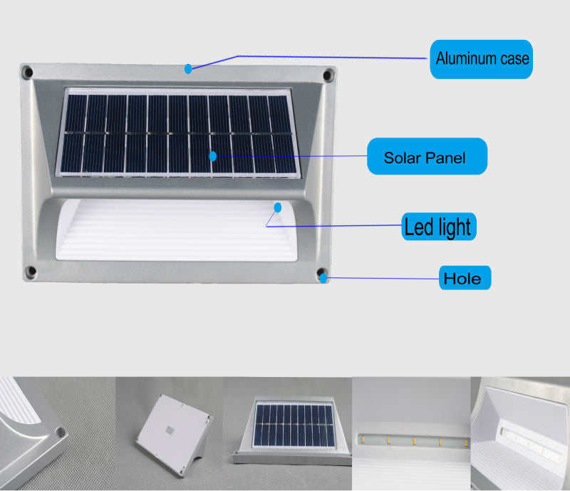 LED Solar Step Light / Wall Light ES40 – SolarLightShop.ca
