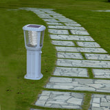 Example of strong and elegant solar light pole bollard for landscape